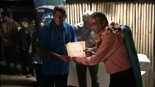 Fijian Assistant Minister for Agriculture officiates at the Contemporary Cuisine Chef Training