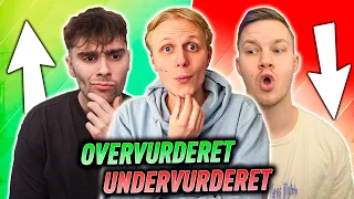 ER DE HER FODBOLDSPILLERE OVERRATED ELLER UNDERRATED?! FT. JKFIFA OG FIFAMAT!