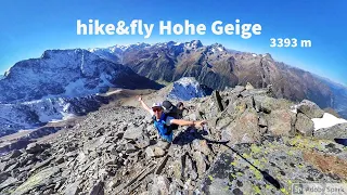 Hohe Geige hike&fly 3393m über Westgrat