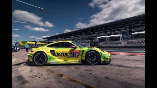 2023 24 Hours of Nürburgring #911 Manthey Racing onboard start until kevin estre crash