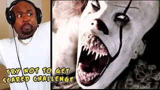 TRY NOT TO GET SCARED CHALLENGE (SUPER HARD) REACTION