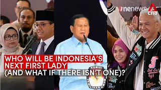 Who will be Indonesia's next first lady - and what if there isn't one?