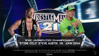 WWE 2K22 | Stone Cold VS John Cena | WWE Championship | Wrestlemania Hollywood | 60FPS HD