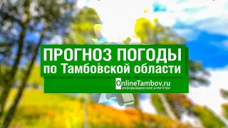 Прогноз погоды в Тамбове и Тамбовской области на 10 июля 2021 года