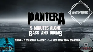 Pantera - 5 Minutes Alone, Bass & Drums Only MIDI Backing Track