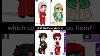 which country are you from part 4 🇻🇳🇩🇿🇲🇽🇲🇾 #gacha #trend