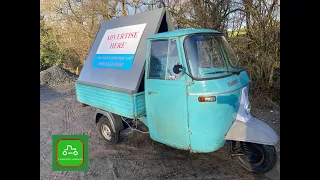 PIAGGIO APE 500MP 1974 UK REG ALL WORKS SOLD BY www.catlowdycarriages.com
