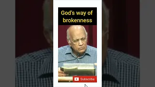 God's way of brokenness (By: Ps.Zac Poonen)#Sermonclip #ZacPoonen #cfc #shorts #viral #reels #broken
