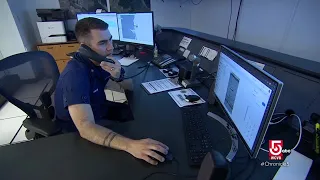 Behind the closed doors of Boston's Coast Guard Command Center