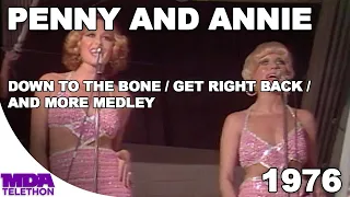 Penny and Annie - "Down To The Bone" and More Medley (1976) - MDA Telethon