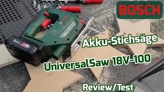 BOSCH Universal Saw 18V -100 Akku- Stichsäge [Review/Test]