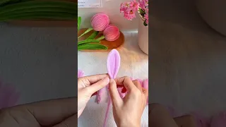 How to make cute pipe cleaner tulips flower |pipe cleaner tulips |pipe cleaner tulips flowers