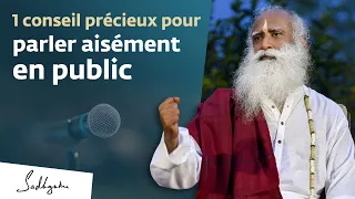 N’ayez plus peur de parler en public