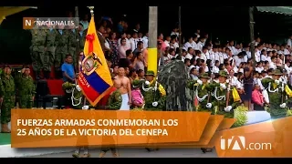 Fuerzas Armadas conmemoran los 25 años de la victoria del Cenepa