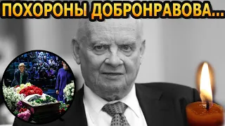 ПУБЛИКА ОБОМЛЕЛА! Всплыли шокирующие подробности с похорон Николая Добронравова...