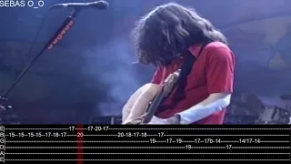 RHCP - Scar tissue solos live Woodstock 1999 - John Frusciante - TABS