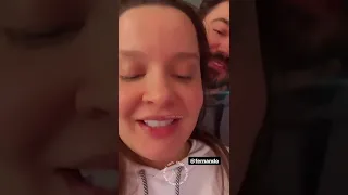 MAIARA RECEBENDO A  SURPRESA DO DIA DOS NAMORADOS #maiara #mafe #casalmafe #fernando