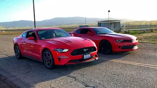 2018 Mustang EcoBoost Vs V6 Camaro