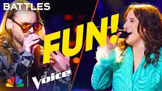 Laura Littleton vs. Ross Clayton on "Stop Draggin' My Heart Around" | The Voice Battles | NBC