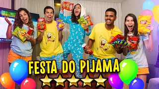 FIZEMOS UMA MEGA FESTA DO PIJAMA NO HOTEL 5 ESTRELAS! - ESPECIAL FÉRIAS!