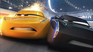 Крус догоняет Джексона Шторма.  Тачки 3 Cars 3