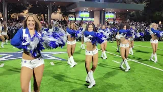 Dallas Cowboys Cheerleaders Miller Lite House Watch Party performance 1/16/23 north view right side