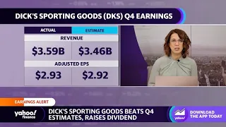 Dick’s Sporting Goods beats Q4 earnings estimates, stock rises