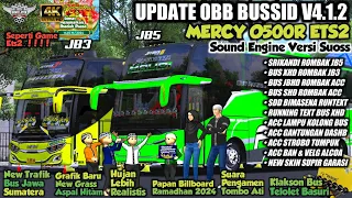 UPDATE LAGI !! OBB BUSSID V4.1.2 SOUND MERCY O500R ETS2 | GRAFIK HD ASPAL HITAM | BUS SIMULATOR ID