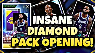 INSANE DIAMOND PULLS! FANTASTIC PAIRS LAKERS PACK OPENING! NBA 2K MOBILE SEASON 4