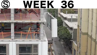 One-week construction time-lapse with closeups: Week 36 of the Ⓢ-series