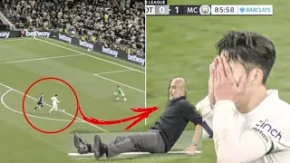 MAN CITY VS TOTTENHAM😅😅 La réaction de Pep Guardiola après Sur cette OCCASION