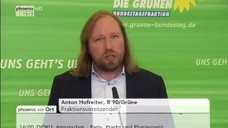 Bundestag: Aktuelles aus den Fraktionen u. a. mit Anton Hofreiter am 23.02.2016