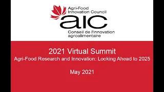 AIC Virtual Summit # 1 - Agri-Food Research and Innovation: Looking Ahead to 2025