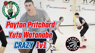 Payton Pritchard and Yuta Watanabe *INTENSE* 1V1! | Payton goes *CRAZY* & Yuta catches *FIRE*