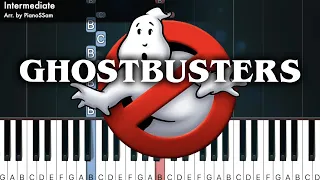 [Intermediate] Ghostbusters - Ghostbusters | Piano Tutorial