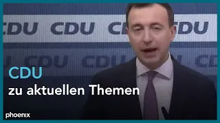 Paul Ziemiak nach dem CDU-Präsidium