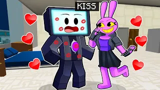 JAX SISTER KISS TV Man in Minecraft (New Boyfriend)