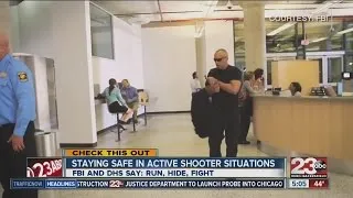 The Department of Homeland Security's tips for staying safe during an active shooter situation