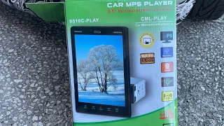 Installing 9.5” Car Radio CarPlay & Android Auto Car Stereo Touch Screen Single 1 Din USA