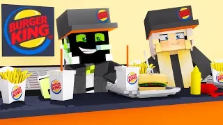 1 Tag ARBEITEN bei BURGERKING! - Minecraft [Deutsch/HD]