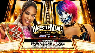 WWE 2K23 - WrestleMania: Bianca Belair vs Asuka (Raw Women's Championship)