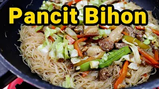 PANCIT BIHON | Paano Magluto ng Swaktong Pancit Bihon (Hindi Dry, Sakto lang)