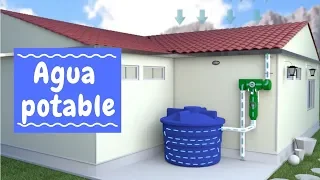 Convierte agua de lluvia en agua potable