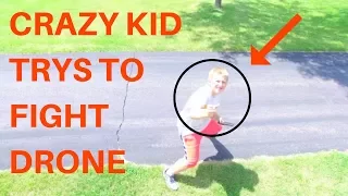 TROLLING CRAZY INSANE KIDS WITH DRONE (COMPLETION!!!)