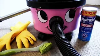 HETTY THE HOOVER Vacuuming Dirty Hallway Rug Carpet ➡️ #vacuumingcarpet #vacuumsound #vacuumwithme