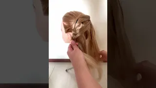 This is a great hairstyle for long hair.