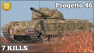 Progetto M35 mod. 46 ☆ 6.3K Damage ☆ 7 Kills ☆ WoT Blitz