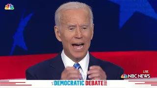 Democratic Debate: Joe Biden Responds to Iraq War Vote, Says He Got Troops Out | NBC New York