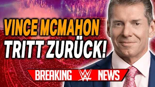 Vince McMahon tritt zurück! | Wrestling/WWE BREAKING NEWS