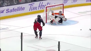 Vladislav Gavrikov's OT goal vs Flyers from perfect Chinakhov's pass (15 nov 2022)